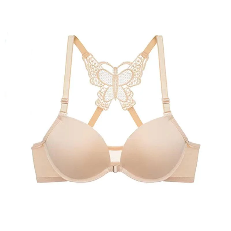 Billionm Front Deduction Butterfly Beauty Back Bra Women Underwear Set