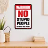 Warning Sign - Metal Tin Signs(12*16Inch)