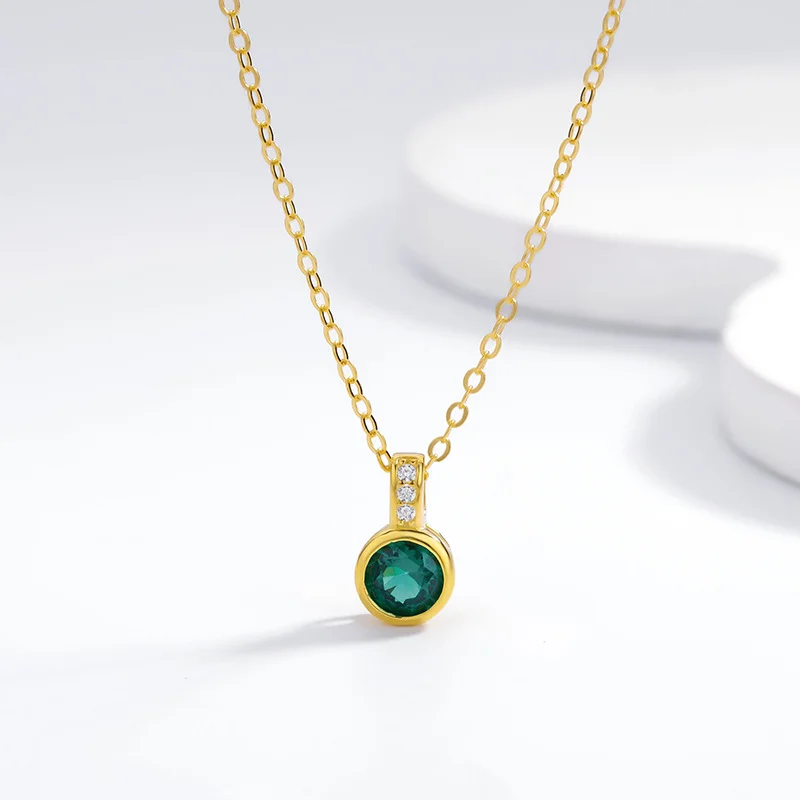 Emerald Crystal Necklace