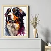 Bernese Mountain Dog-11CT Stamped Cross Stitch 40*50cm
