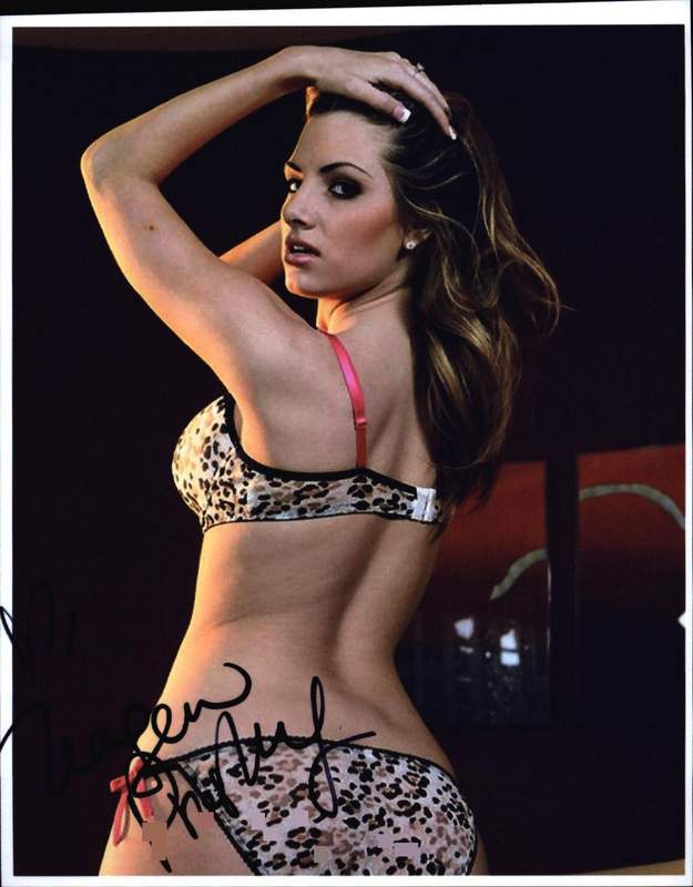 Teagan Presley signed model 8x10 Photo Poster painting -PROOF- -CERTIFICATE- (A0004)