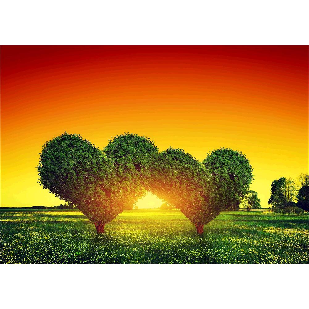 

Heart Trees-Round Drill Diamond Painting-40*30CM, 501 Original
