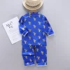 Kid Baby Girls Boys Cactus Print Sleepwear Pajamas