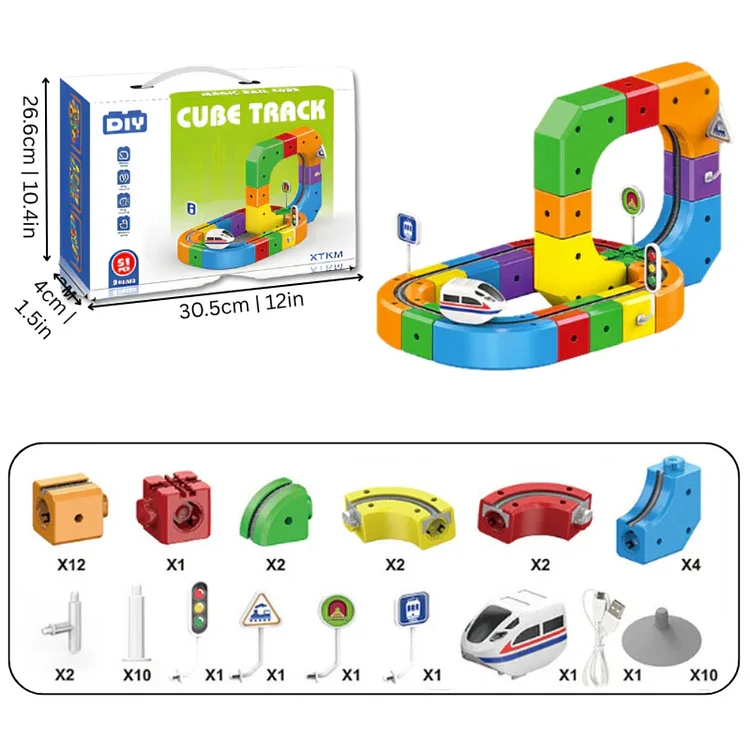 3D Train Routes With Mix-And-Match STEM Cubes slivor