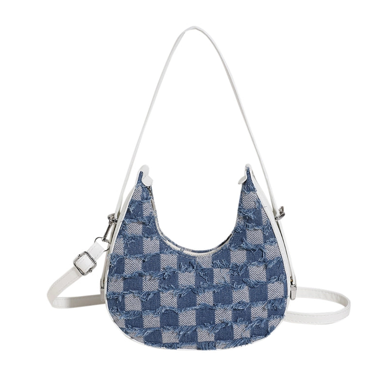 Women’s All Seasons Denim Elegant Shoulder Bag Underarm Bag