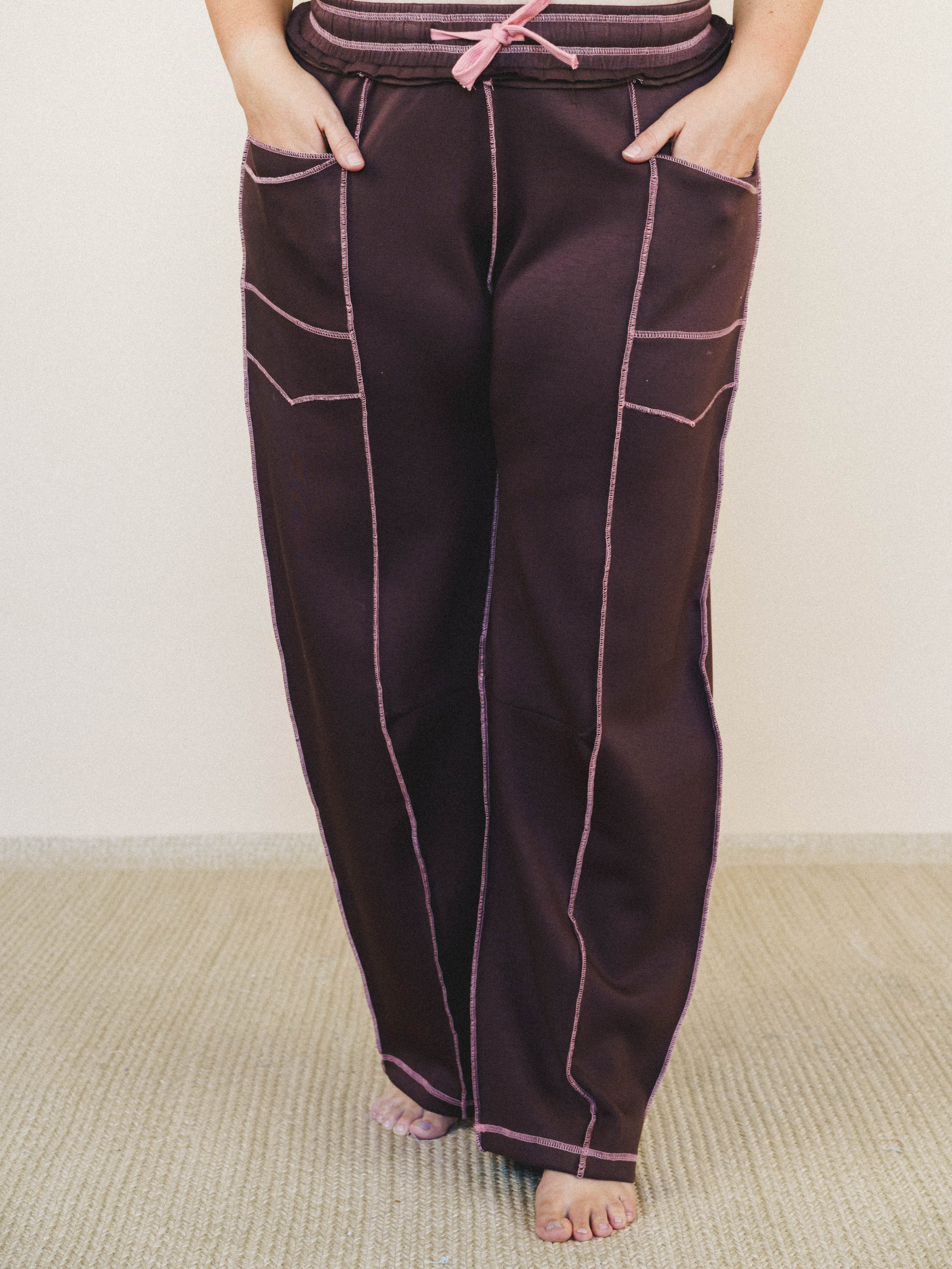 Lounge Hour Pants - Mocha Brown