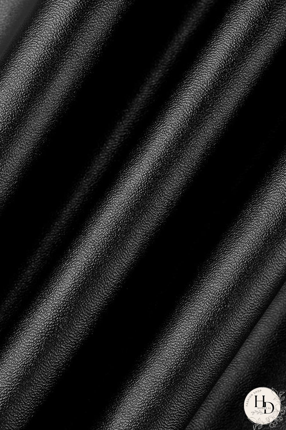 Black Fashion Casual Solid Patchwork Slit Regular High Waist Trousers