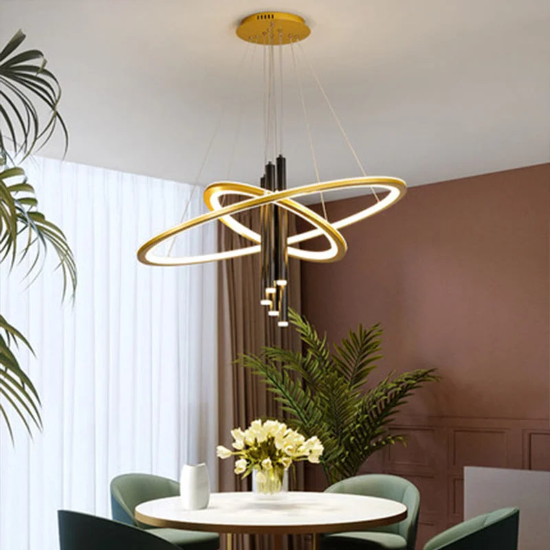 Luxury Nordic Ring Chandeliers Are Modern and Simple