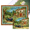 Mountain Floats-14CT Stamped Cross Stitch Egyptian Cotton 77*60cm/30.31*23.62in (Big Size) tapestrymarket