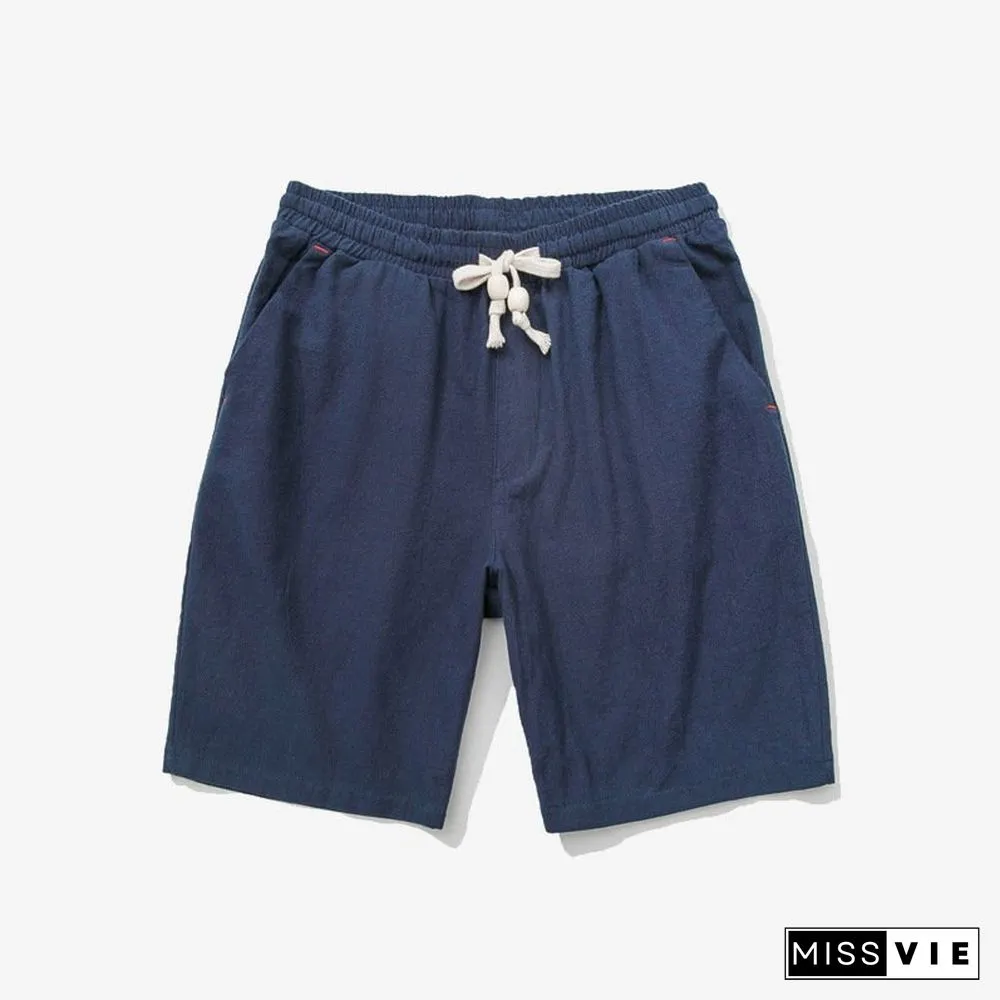 Cotton-Blend Casual Pants