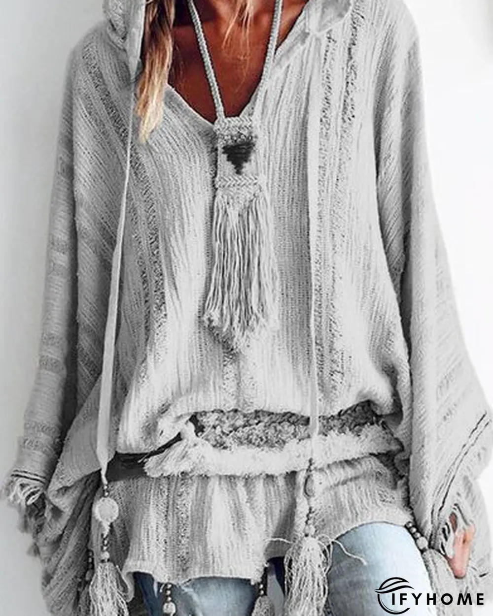 zolucky Long Sleeve Casual Cloak | IFYHOME