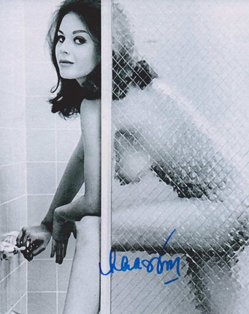 Lana Wood Signed Photo Poster painting - James Bond Babe IN THE SHOWER!!!  - SEXY! - G740