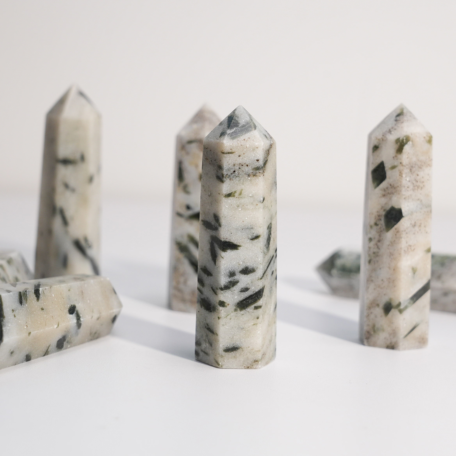 Green Tourmaline Point