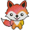 Fox-14CT Stamped Cross Stitch Kit(14*15cm)