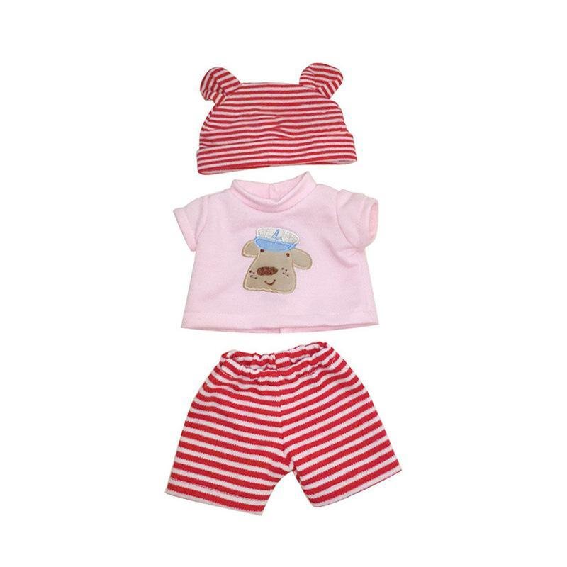 3 Pcs Striped Clothes Suit for 12'' Mini Reborn Baby Accessories 2023 -Creativegiftss® - [product_tag] Creativegiftss.com