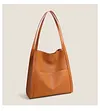 Genuine leather women's bag 2026 new large capacity tote bag