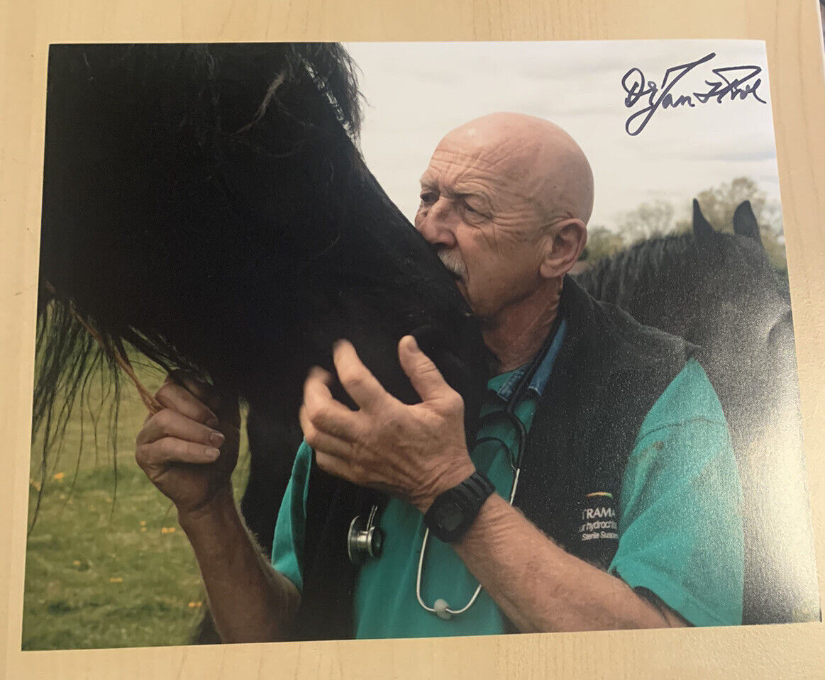 DR JAN POL HAND SIGNED 8x10 Photo Poster painting AUTOGRAPHED VETERINARIAN TV SHOW COA