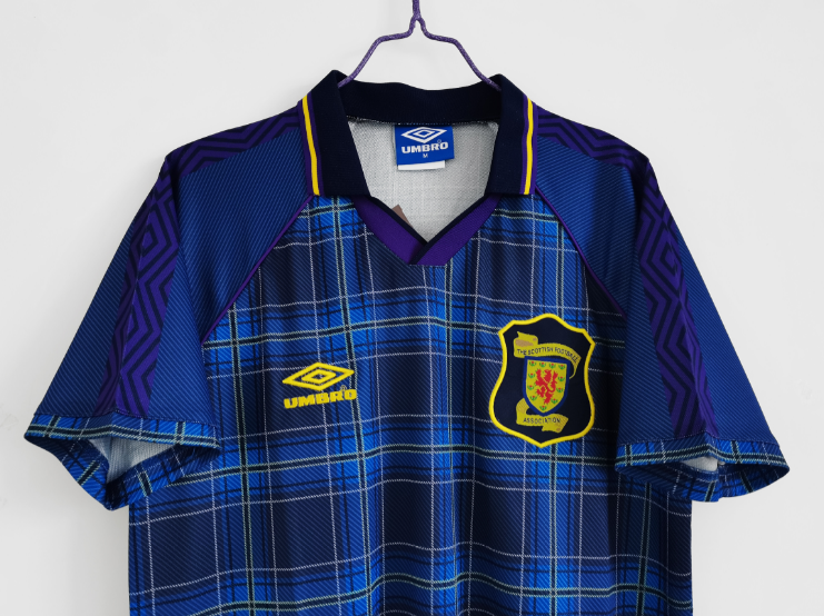 Retro 1994-1996 Scotland Home Football Shirt Thai Quality
