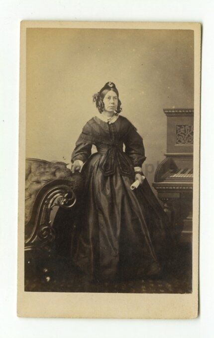 19th Century Fashion - 1800s Carte-de-visite Photo Poster painting - H. Sampson of Southport