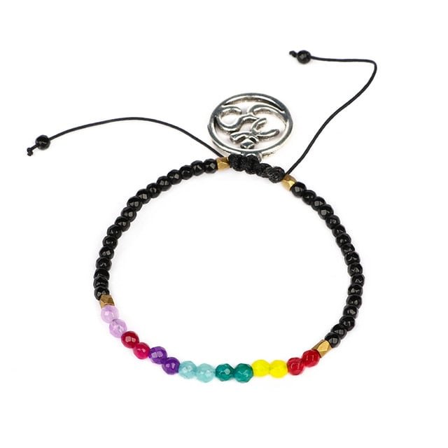 YOY-Natural Stone Bracelets For Women Rope Chain Bracelet