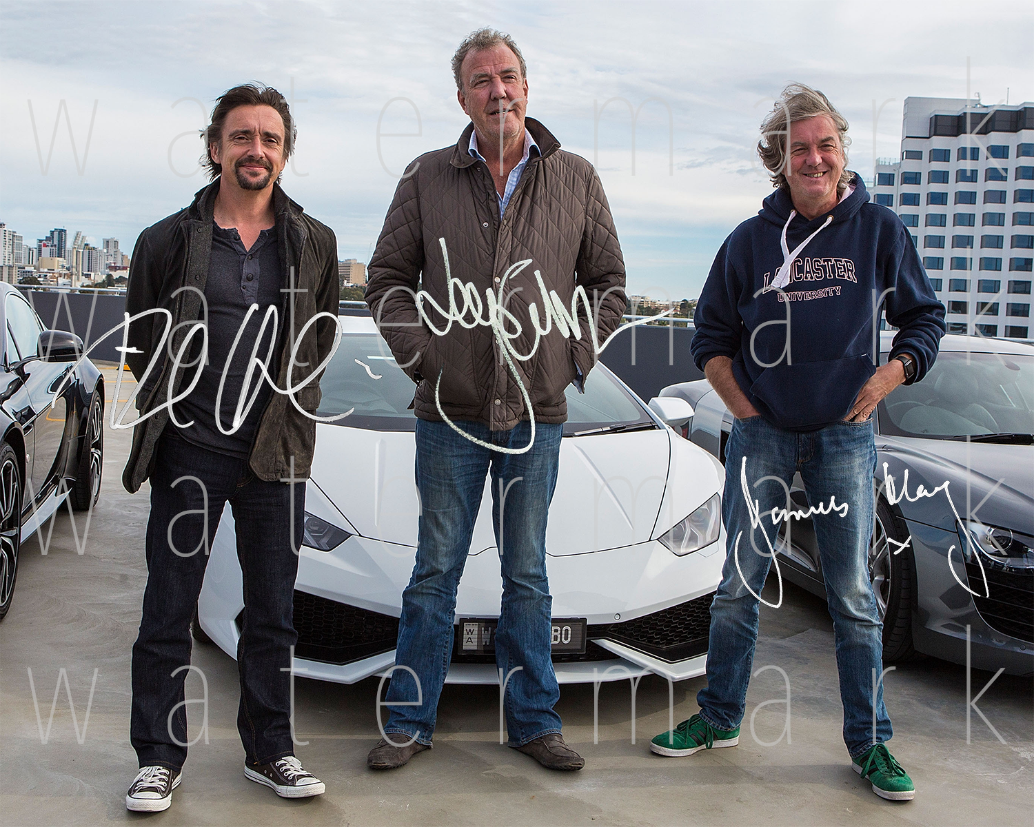 Top Gear signed Jeremy Clarkson James May Photo Poster painting 8X10 poster picture autograph RP