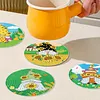 8pcs DIY Diamond Painting Coaster Kit With Holder - Gnome