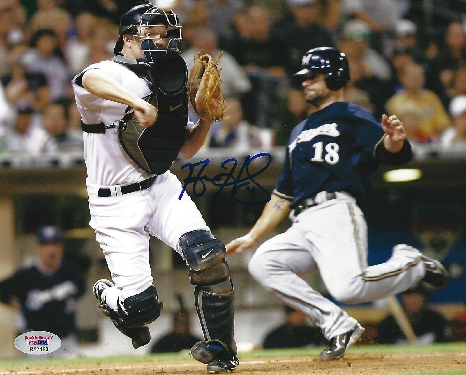 Nick Hundley Signed 8x10 Photo Poster painting PSA/DNA Padres Rookie Baseball Picture Autograph