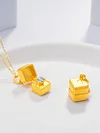 True Love Gift Box Pendant Necklace