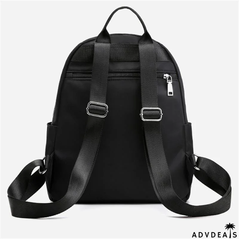 Great Simple Design Single Flat Top Handle All-Around Zip Fastening Backpack