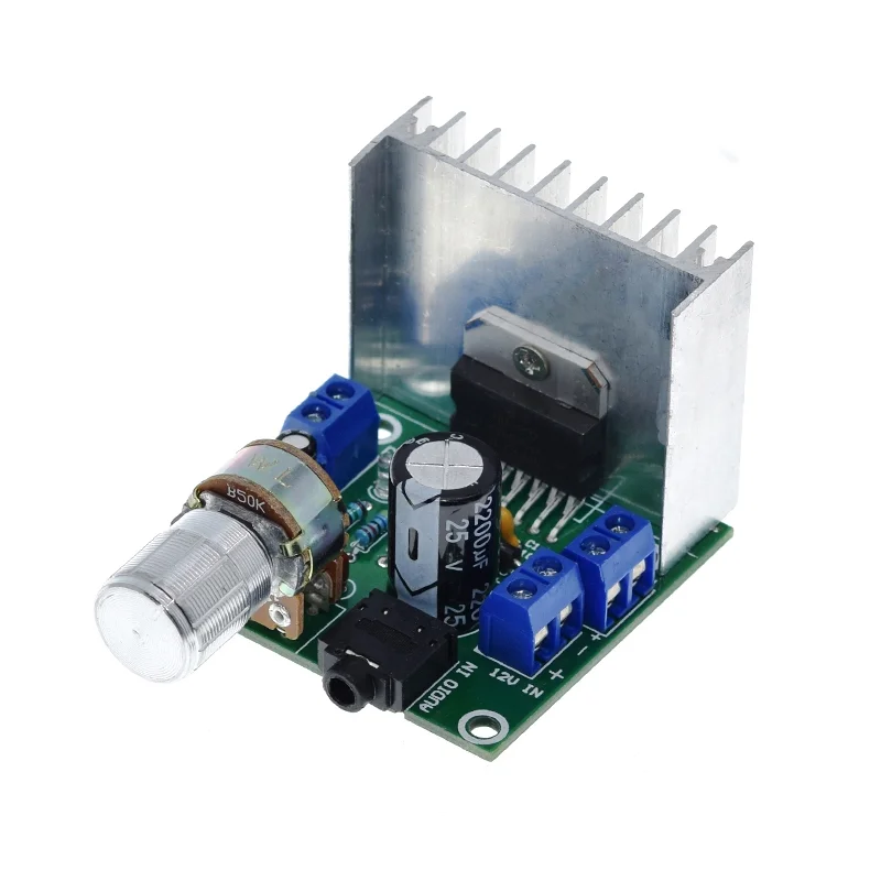 15W+15W 12V Double channel Noise-free TDA7297 power amplifier audio board