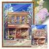 uk.everydayedeals (Limited Stock)Cross Stitch - 11ct Stamped - Librairie de printemps (50*70cm)