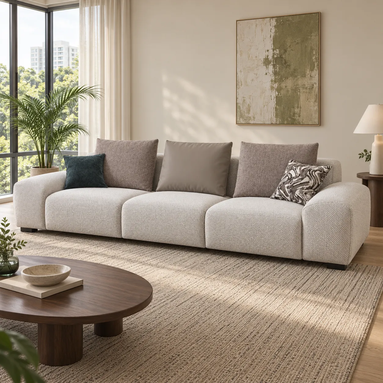 Iceland Sofa - Ivory - Room setting