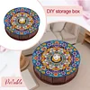 5D DIY Diamond Painting Handmade Wood Storage Box Crystal Storage Case (Mandala)