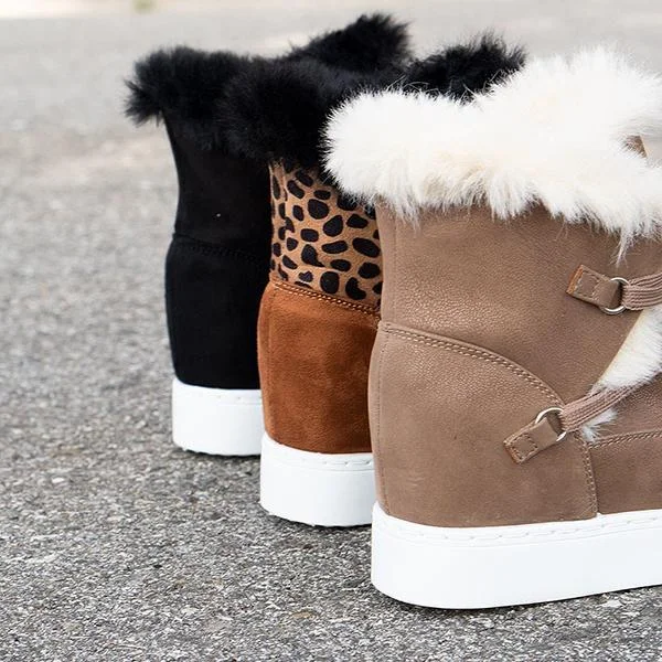Women Winter Wedge Boots
