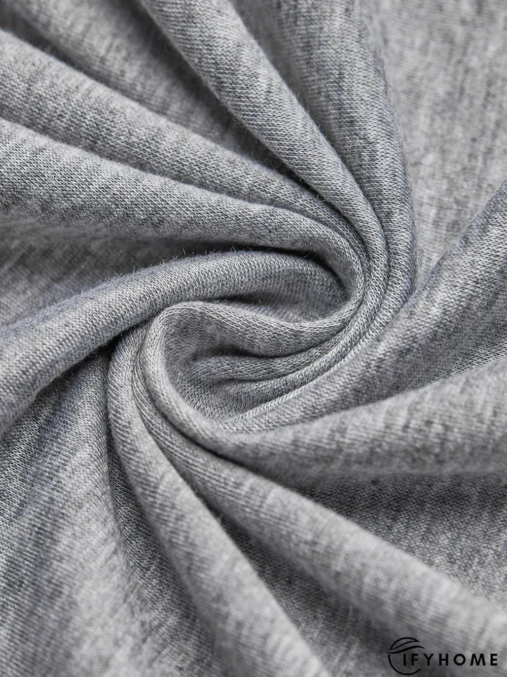 Letter Long Sleeve V-neck Casual Tunic T-Shirt | IFYHOME