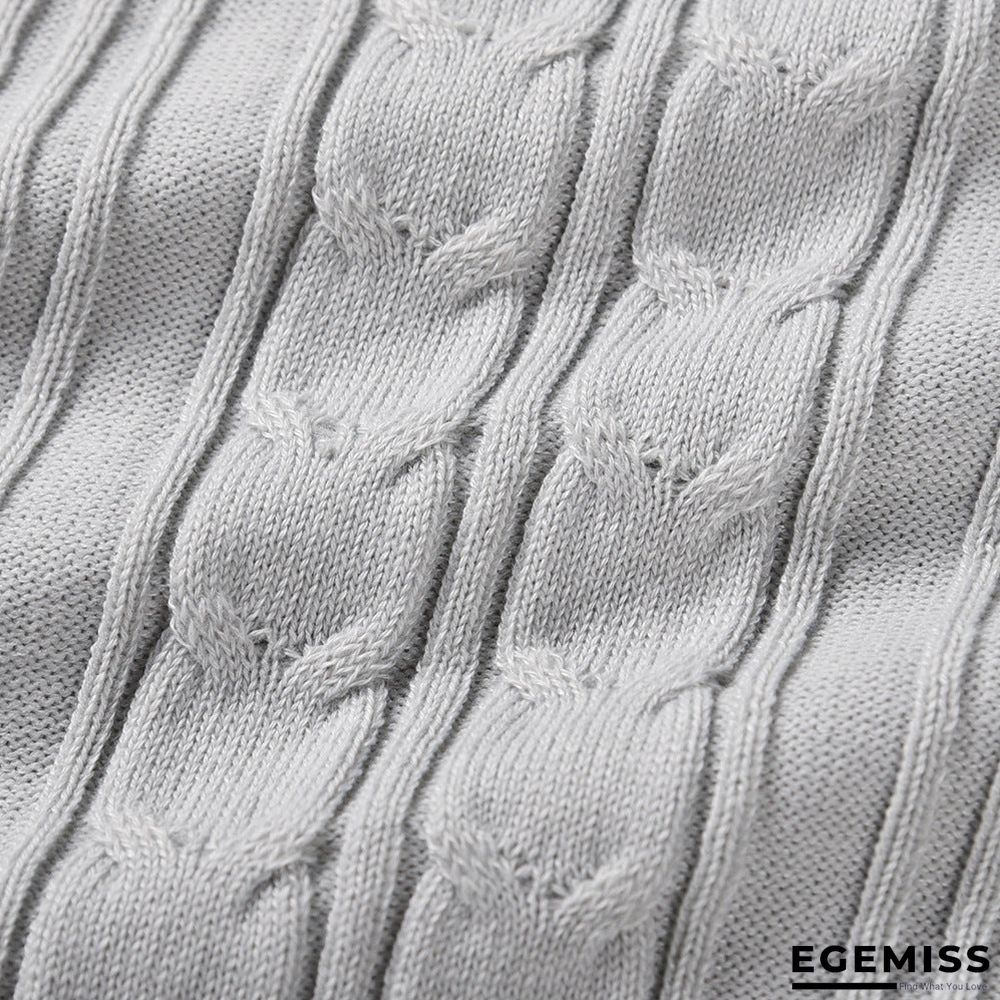 Bubble Long Sleeve Knitted Skirt Medium Long Wool Dress Black Dresses | EGEMISS