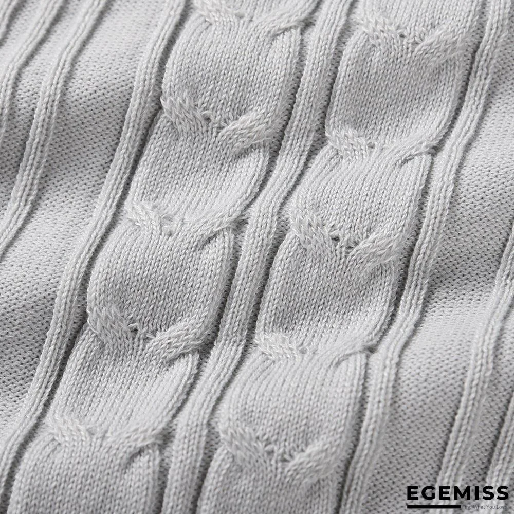 Bubble Long Sleeve Knitted Skirt Medium Long Wool Dress Black Dresses | EGEMISS