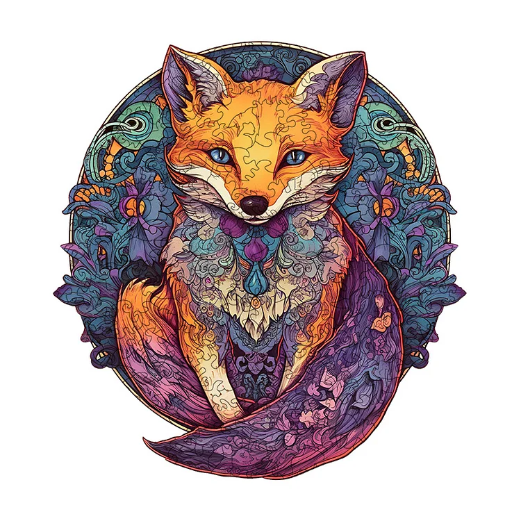 Ericpuzzle™ Fox Wooden Jigsaw Puzzle