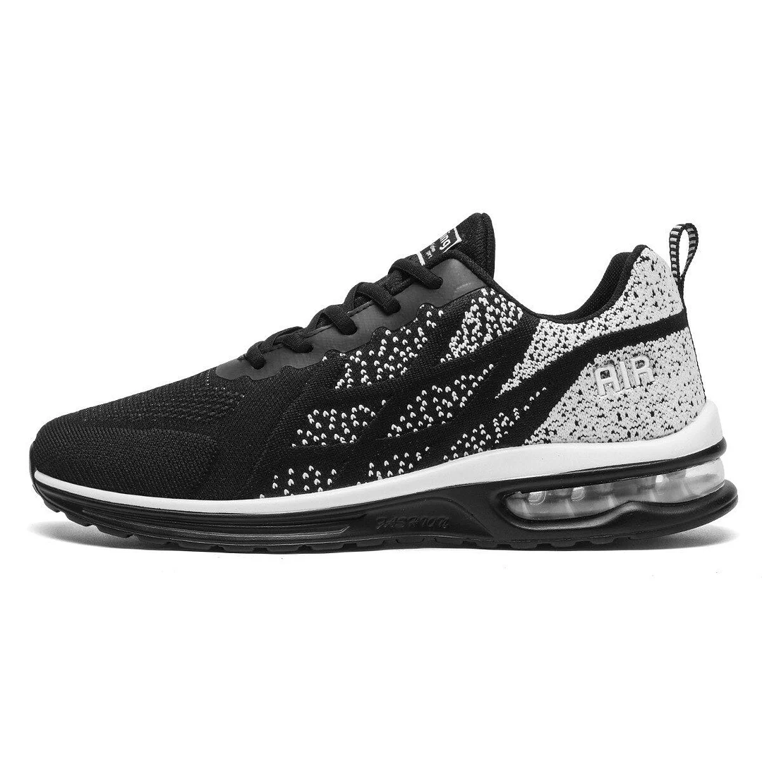 Men's Running Sneakers Lightweight Breathable Knitted Sports Shoes Platform Sneakers for Men Air Shoes 2021 New