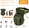 Taktisch Beintasche Milit&auml;r Beinbeutel MOLLE H&uuml;fttasche Sport Tactical Leg Bag Armee Beintaschen Wasserabweisend G&uuml;rteltasche Werkzeugtasche Tasche f&uuml;r Bein Herren Damen Motorrad Wandern Outdoor