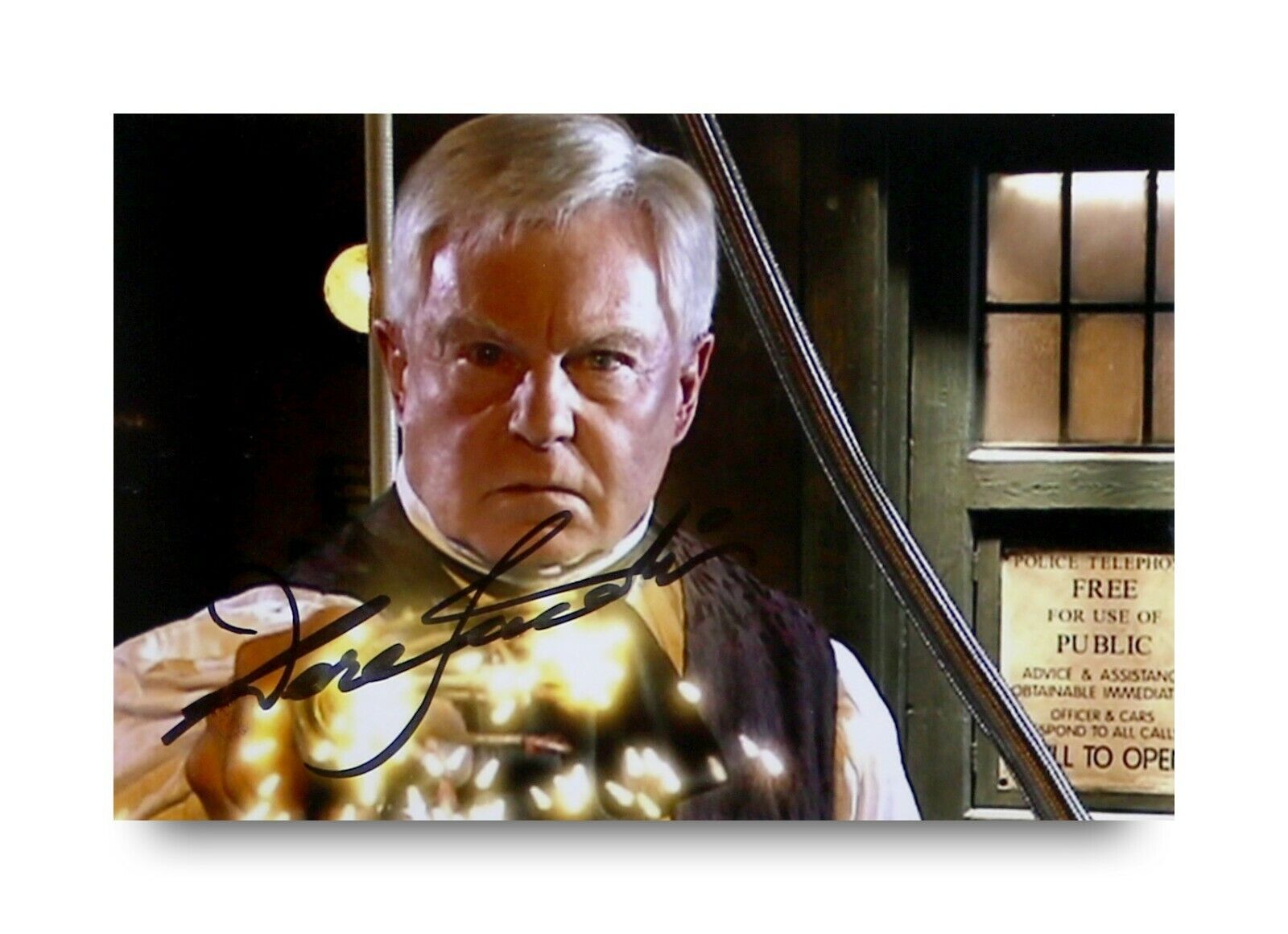 Derek Jacobi Signed 6x4 Photo Poster painting Doctor Who The Master Autograph Memorabilia + COA