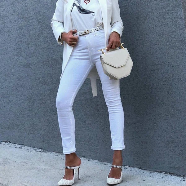 Chic Women Pearl Detailed High Heels