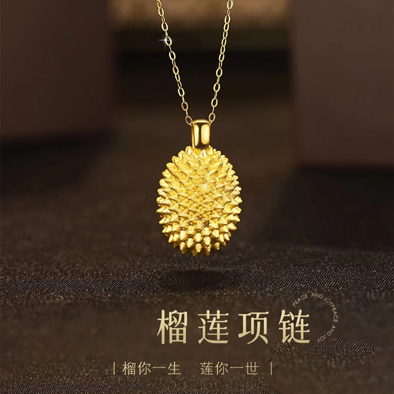 Durian Gold-Plated Necklace