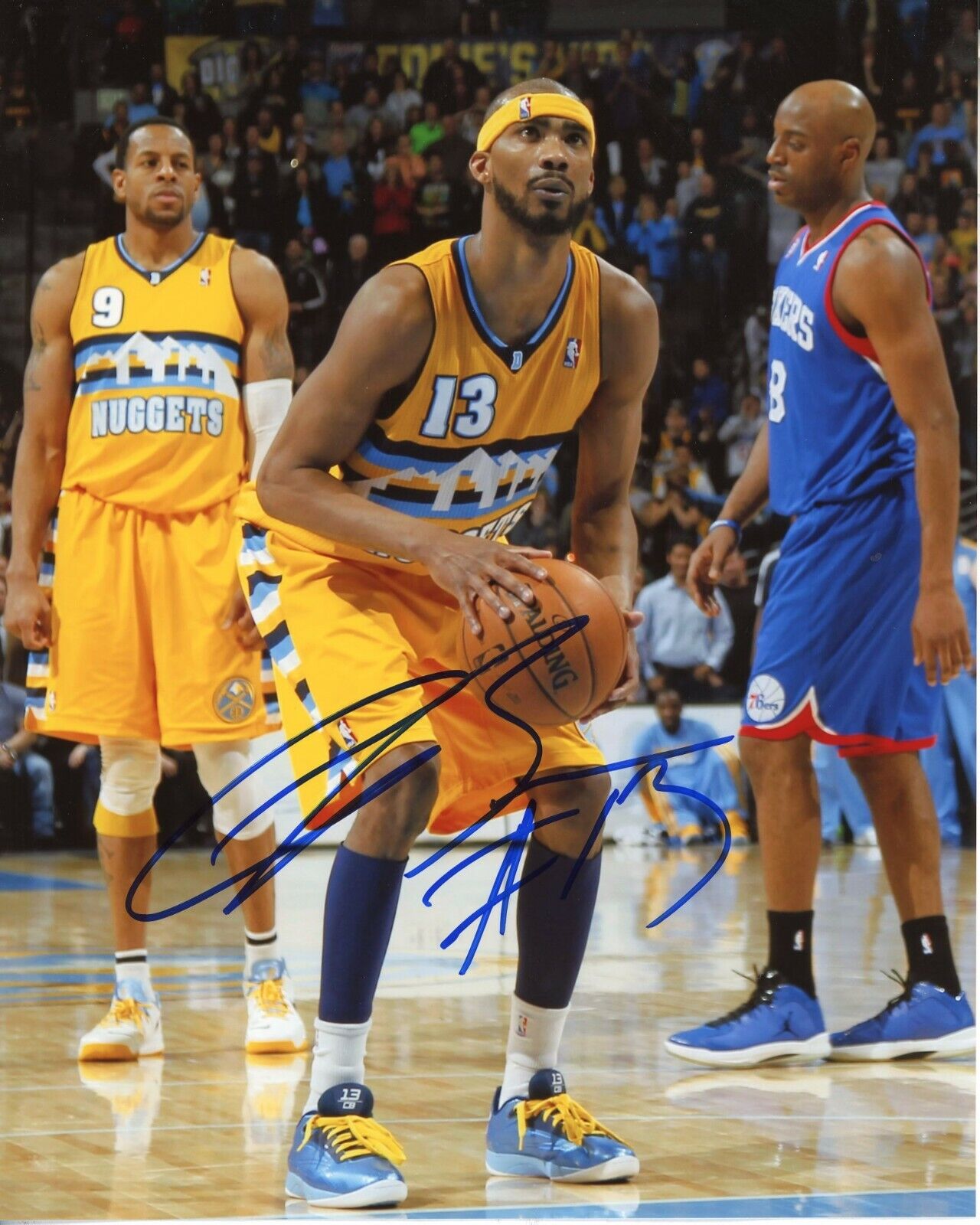 Corey Brewer Autographed 8x10 Denver Nuggets#S1369