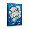 (20x30cm)DIY Flower Vase Framed Handmade Pearl Painting Art Craft Kit Living Home Decor