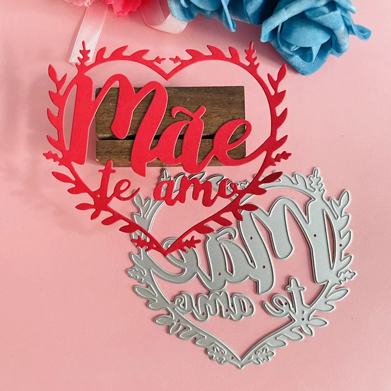 Nigikala mae te amo decoration die Metal Cutting Dies DIY Scrapbook Paper Cards Embossing Craft Die Cut handmade craft