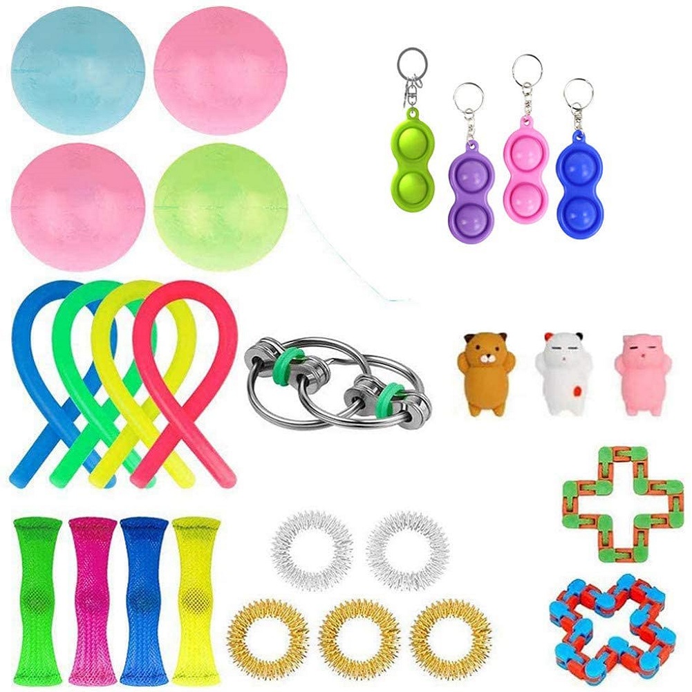 

Sensory Fidget Toys Set Pack Stress Relief Decompression Toys, 501 Original