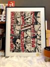 Line Art Straw Hat Pirates Decorative Painting - ONE PIECE - Xingkong Studio