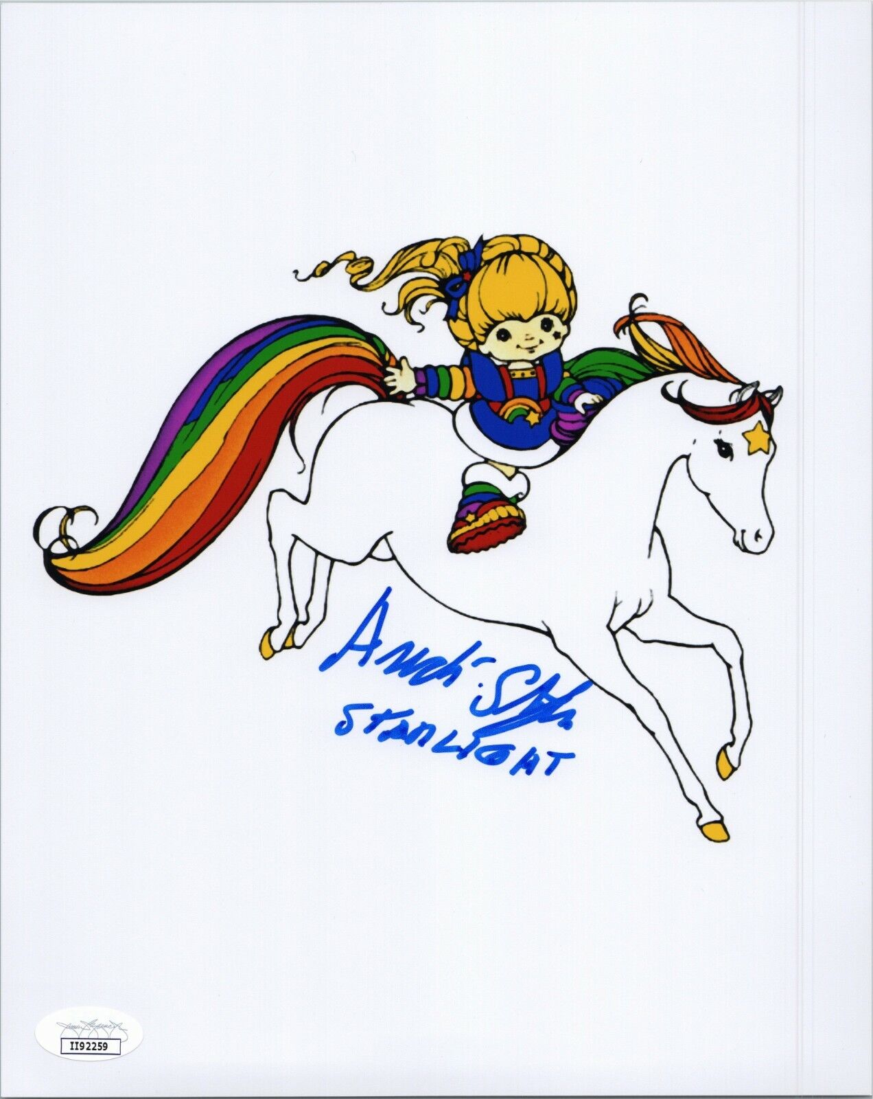 ANDRE STOJKA Authentic Hand-Signed STARLIGHT Rainbow Bright