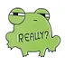 Curious Doubt Frog